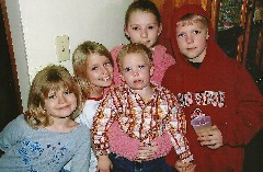 Kyleigh, Bekka, Karley, Andrew, Sean Bales; (Mother Rebecca Sue Sayger)